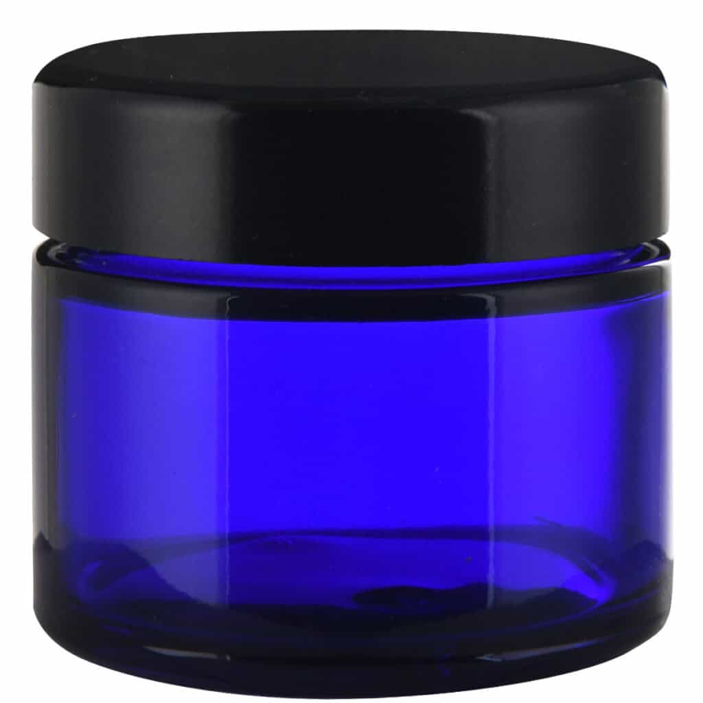 Blauglas-Tiegel 50 ml - für Salben