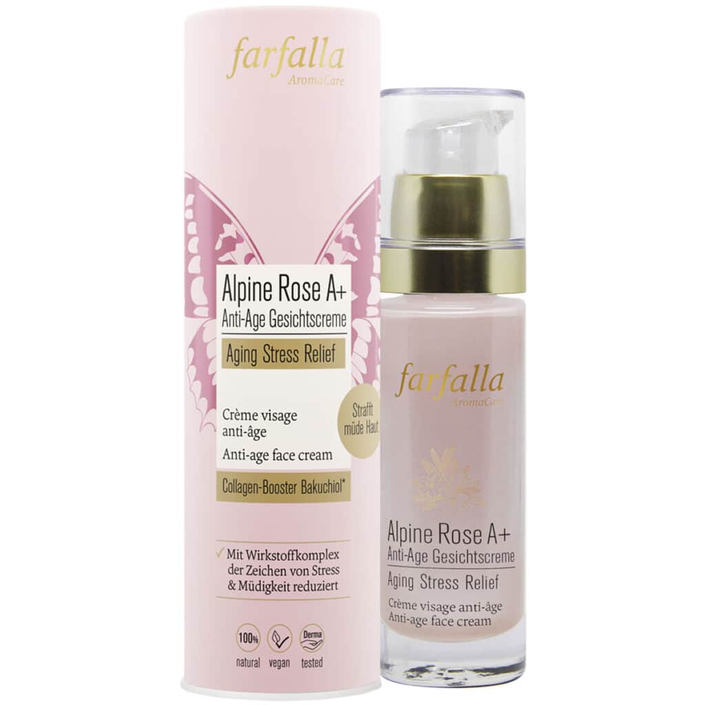 Farfalla - Alpine Rose A+ Anti-Age Gesichtscreme - Aging Stress Relief