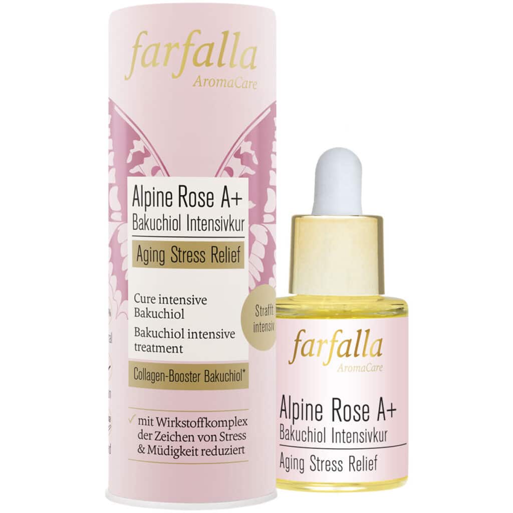 Farfalla - Alpine Rose A+ Bakuchiol Intensivkur - Aging Stress Relief