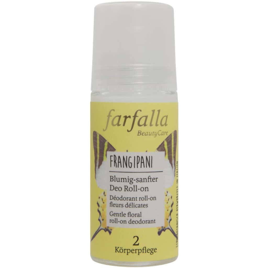 Farfalla Blumig-sanfter Deo Roll-on - Frangipani 50 ml