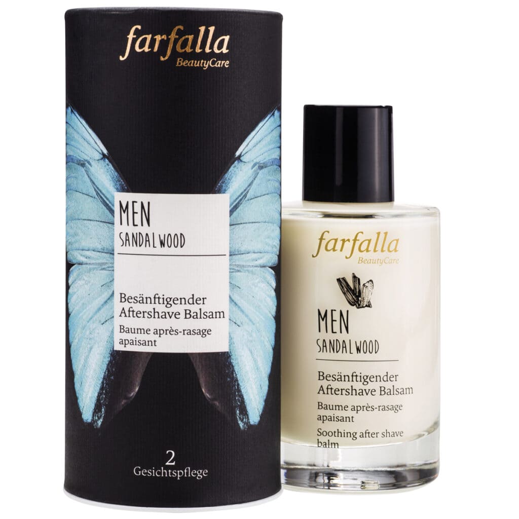 Farfalla - Besänftigender Aftershave Balsam - Sandalwood