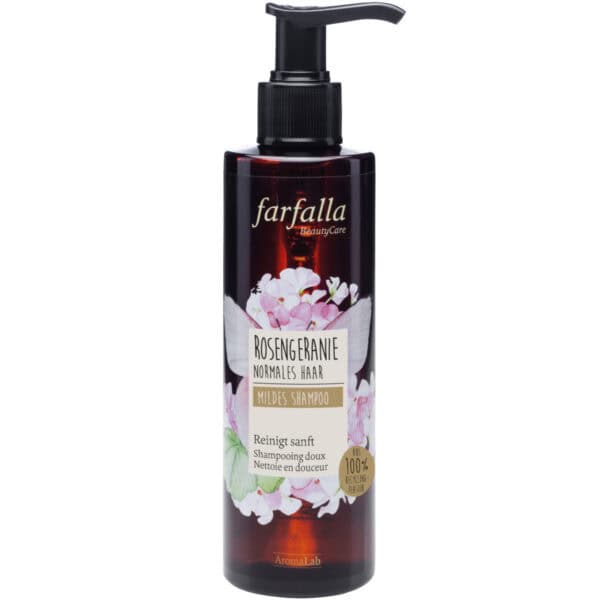 Farfalla Mildes Shampoo - Rosengeranie 200 ml