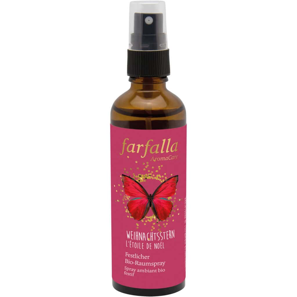 Farfalla Weihnachtsstern Bio-Raumspray 75 ml