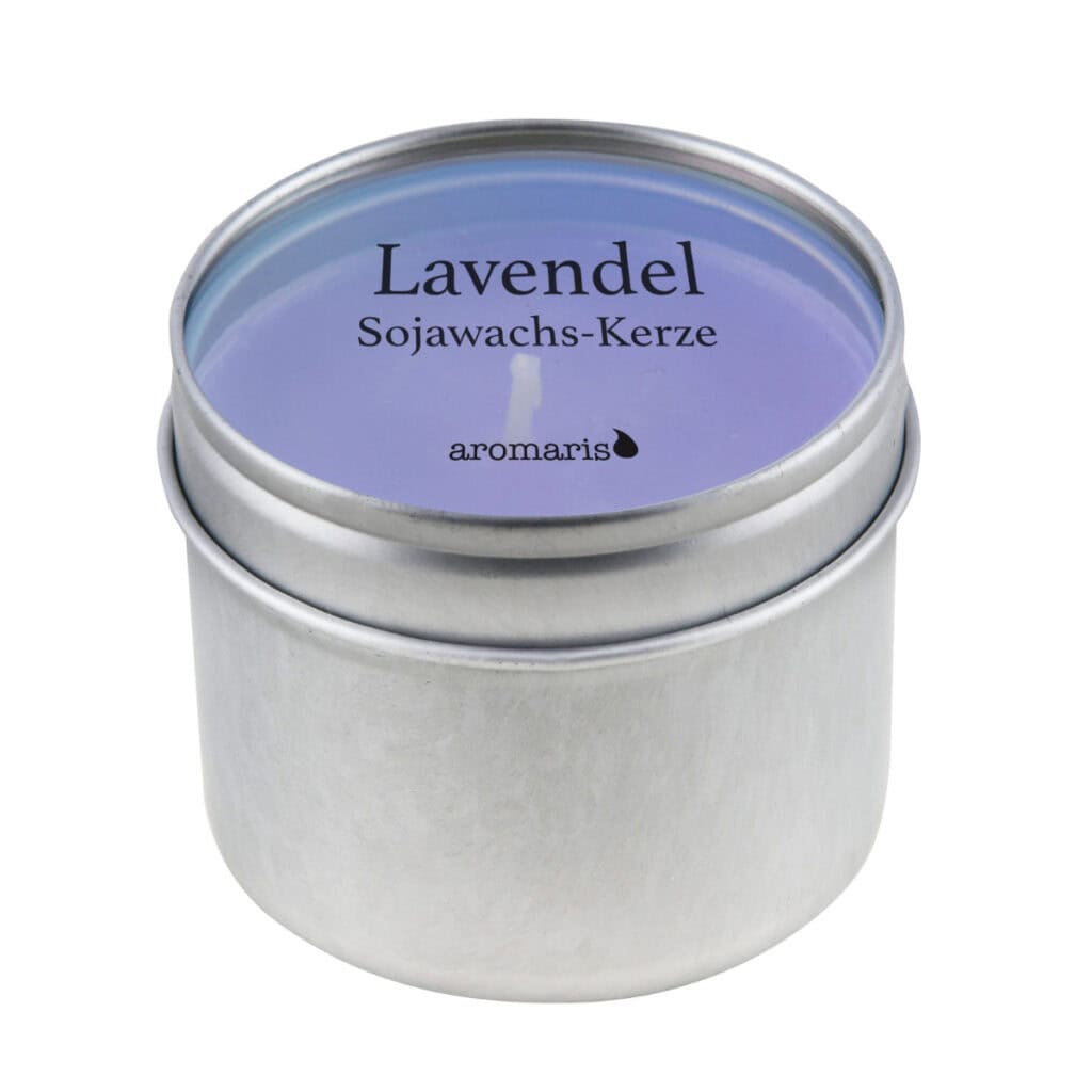 Lavendel-Duftkerze