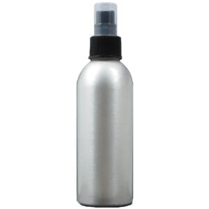 Aluminiumflasche 200 ml mit Sprühaufsatz und Schutzkappe