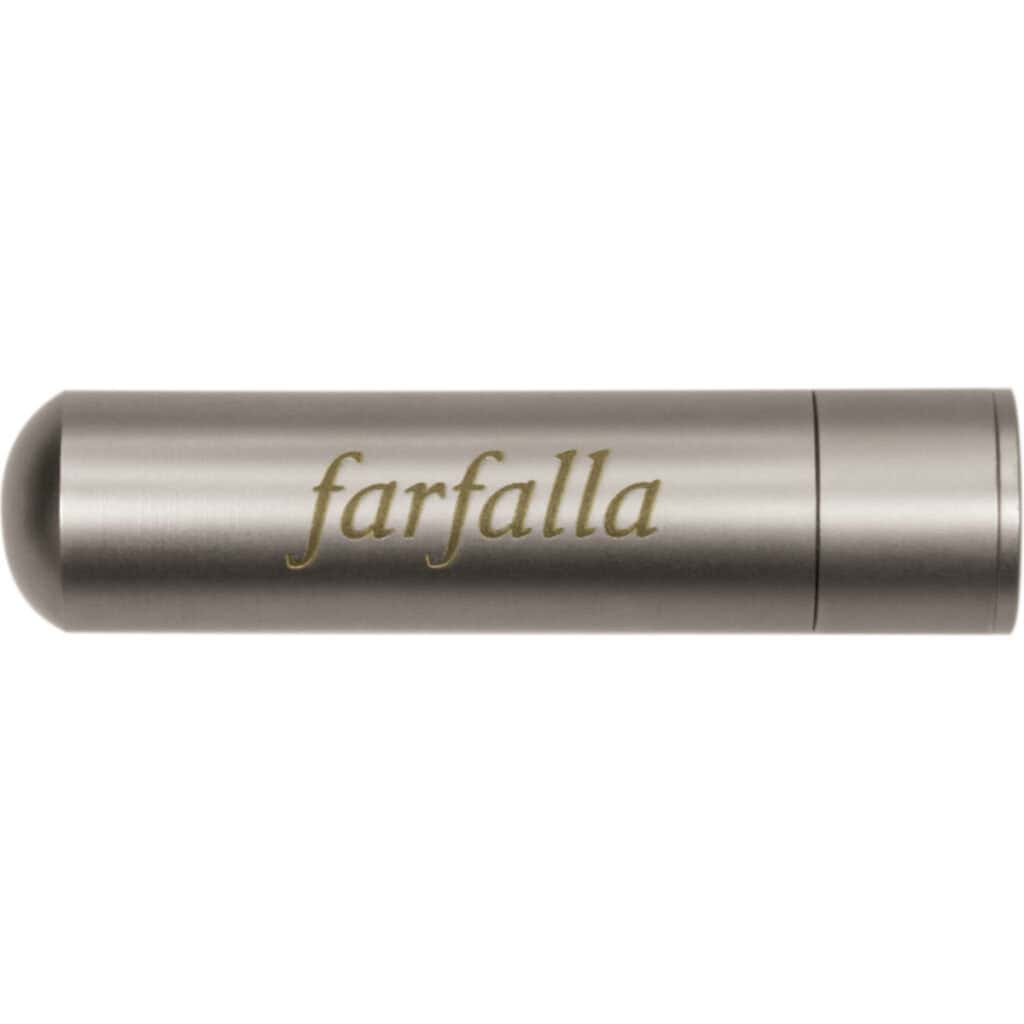 Farfalla Riechstift Edelstahl beige