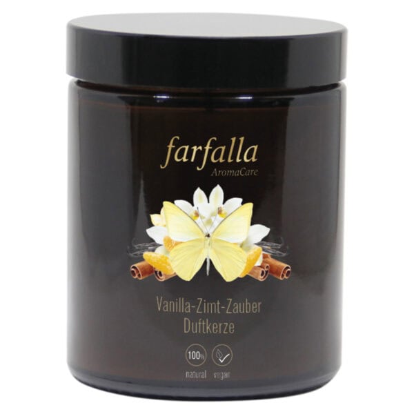 Farfalla Aroma-Duftkerze Vanilla-Zimt-Zauber